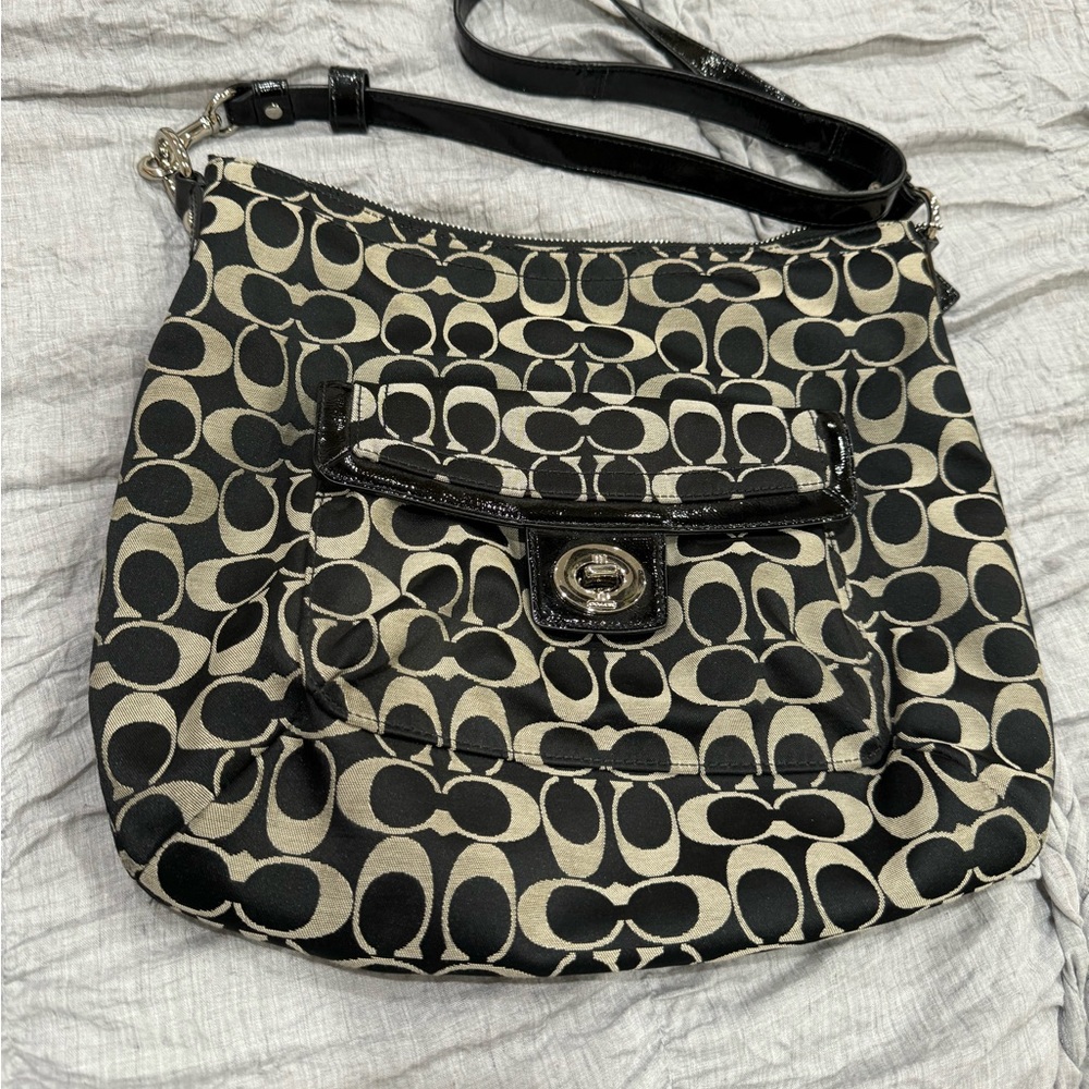 Vintage Coach Signature Shoulder Bag